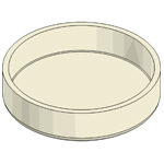 Alumina Labware - Circular Dish